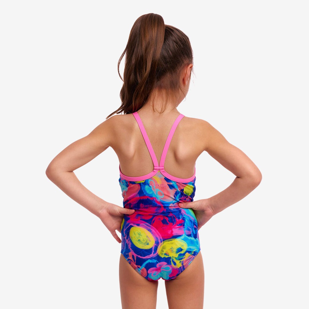Toddler Girl's Printed One Piece Sting Stung