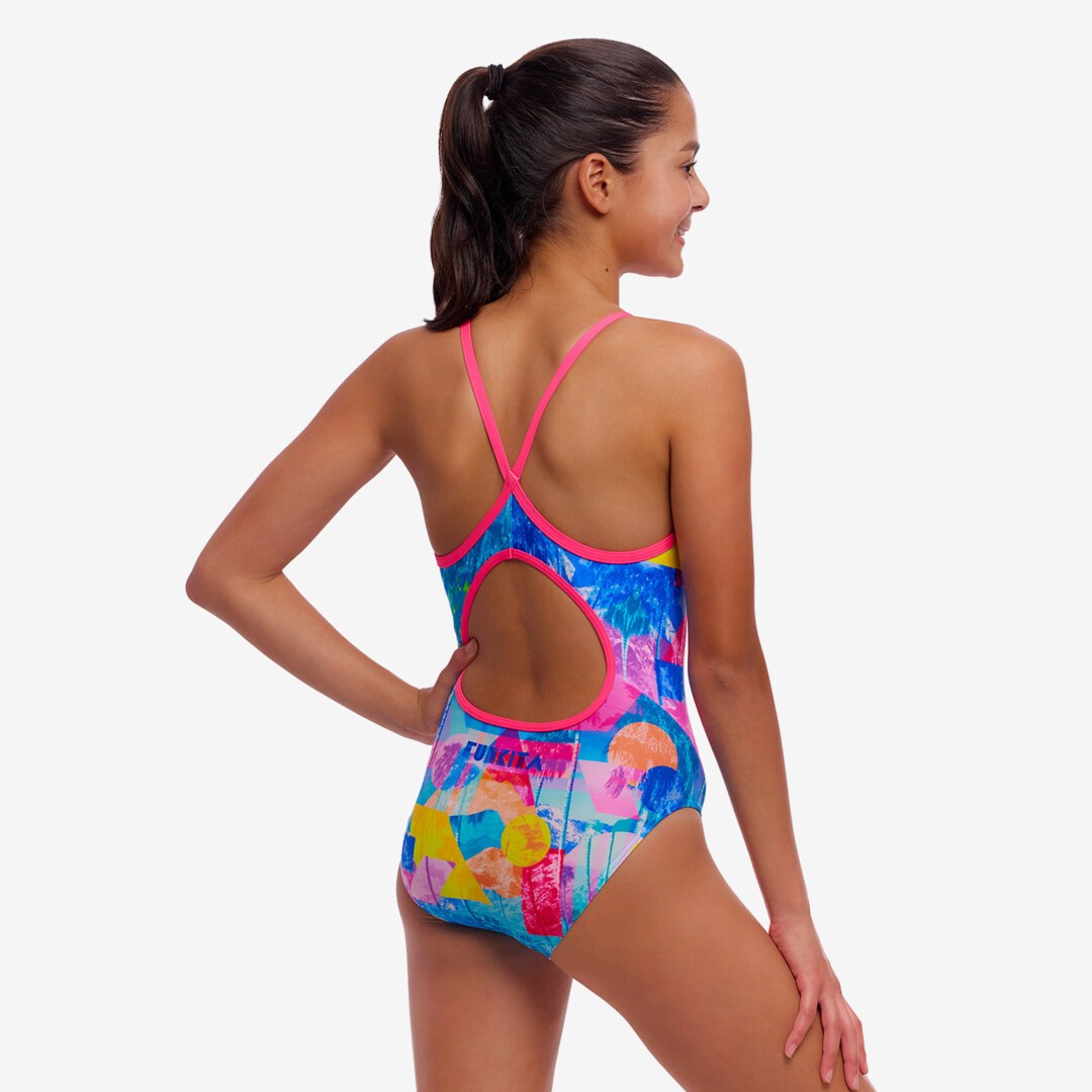 Girl's Diamond Back One Piece Pixel Paradise