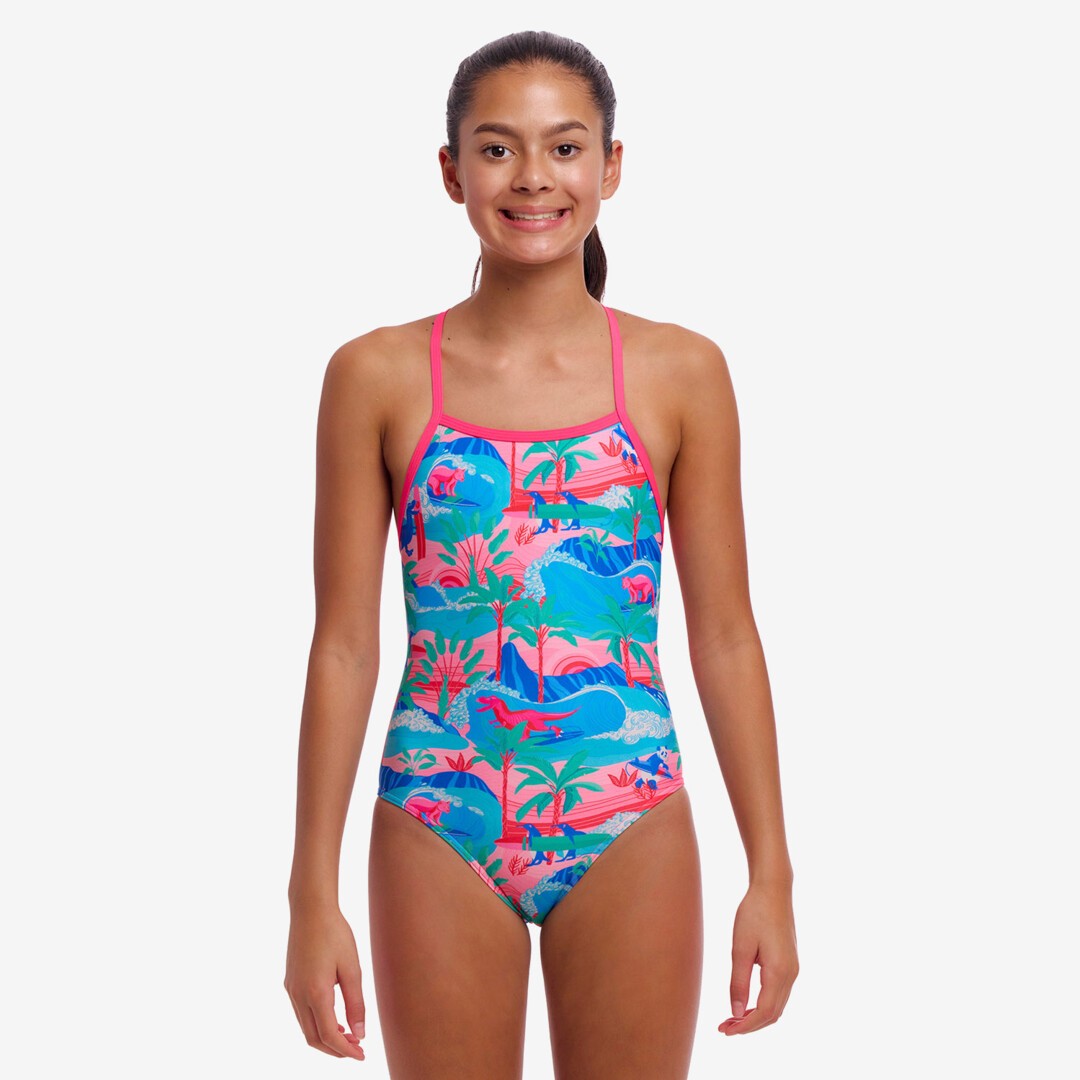 Dudette Girl's Strapped In One Piece