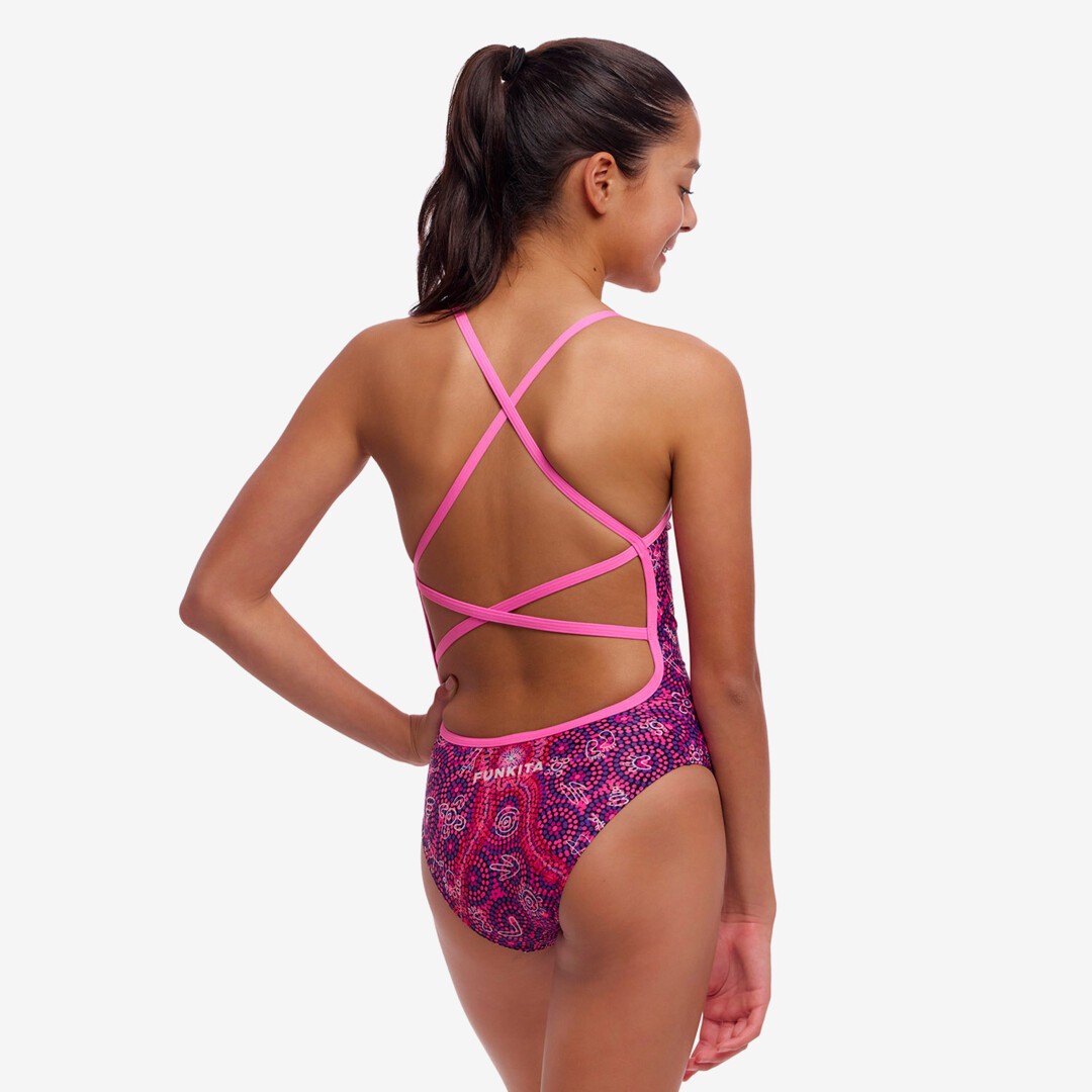Walk Together Girl's Strapped In One Piece