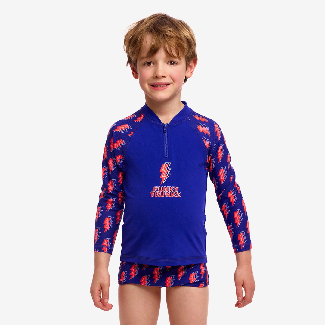 Flash Toddler Boy's Zippy Rash Vest