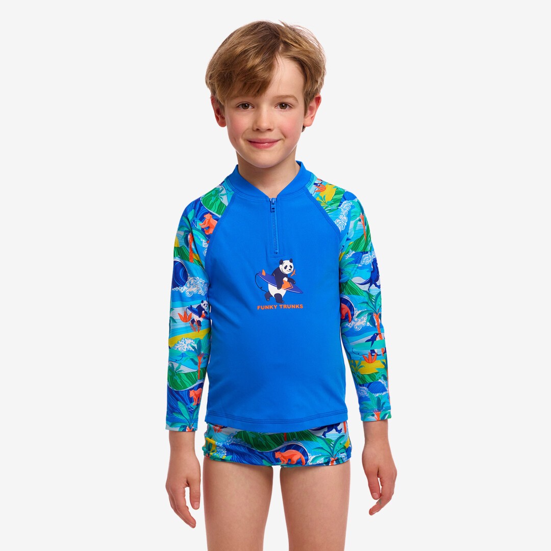 Duuude Toddler Boy's Zippy Rash Vest