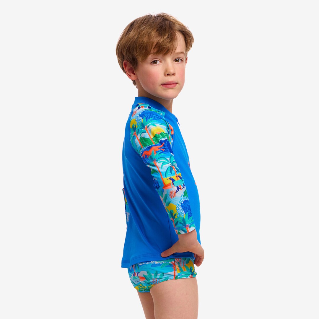Duuude Toddler Boy's Zippy Rash Vest