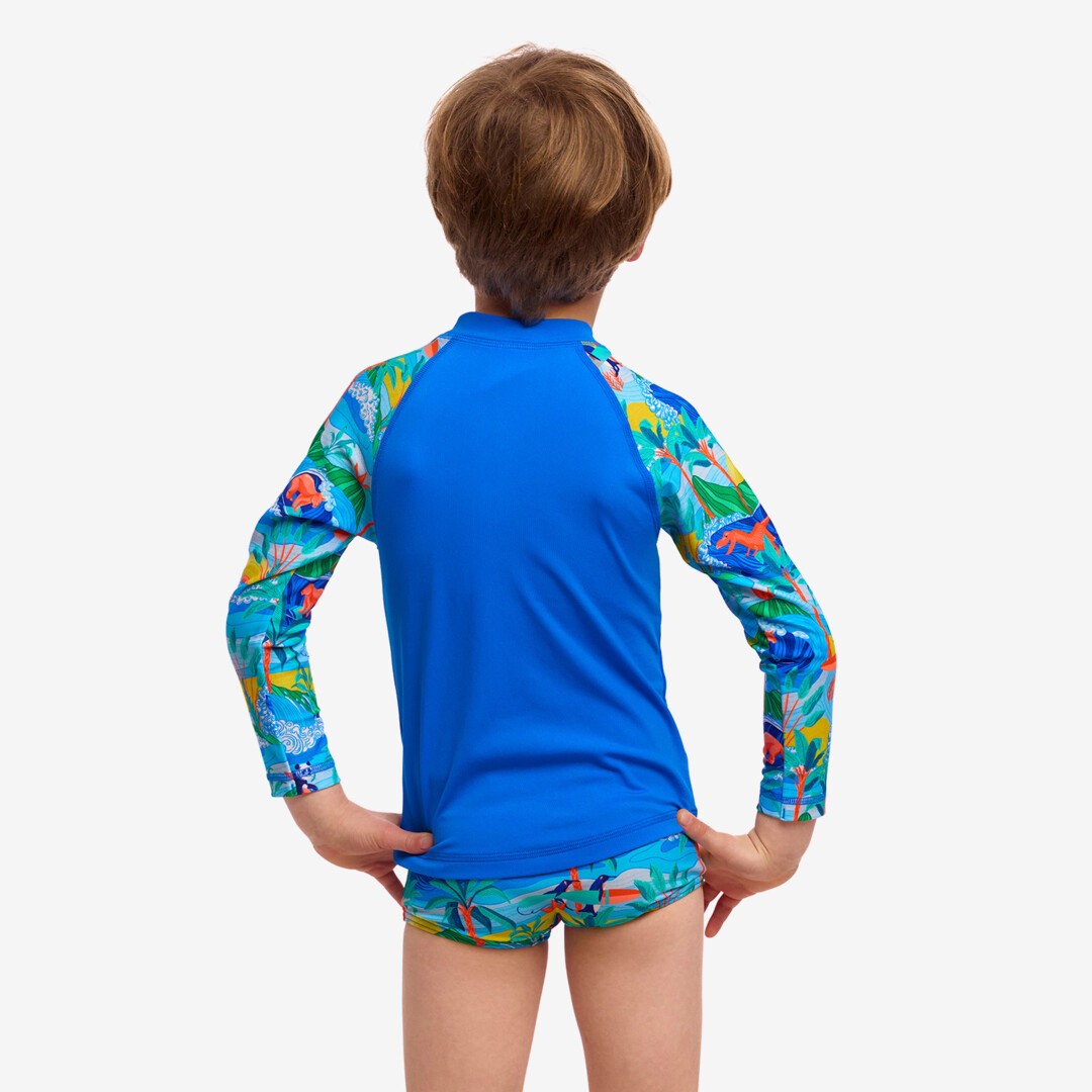 Duuude Toddler Boy's Zippy Rash Vest