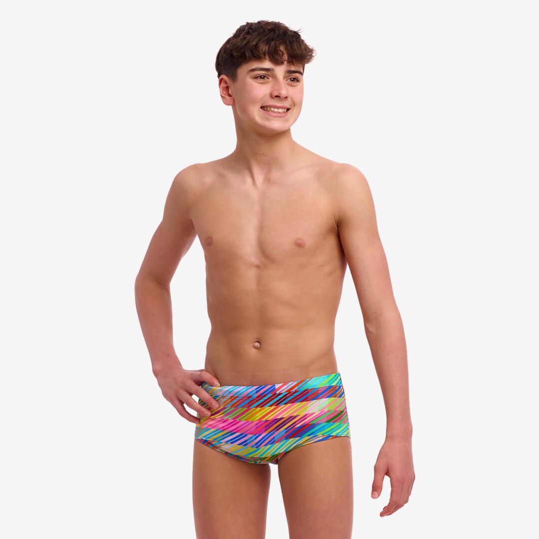 Static Stack Boy's Sidewinder Trunks