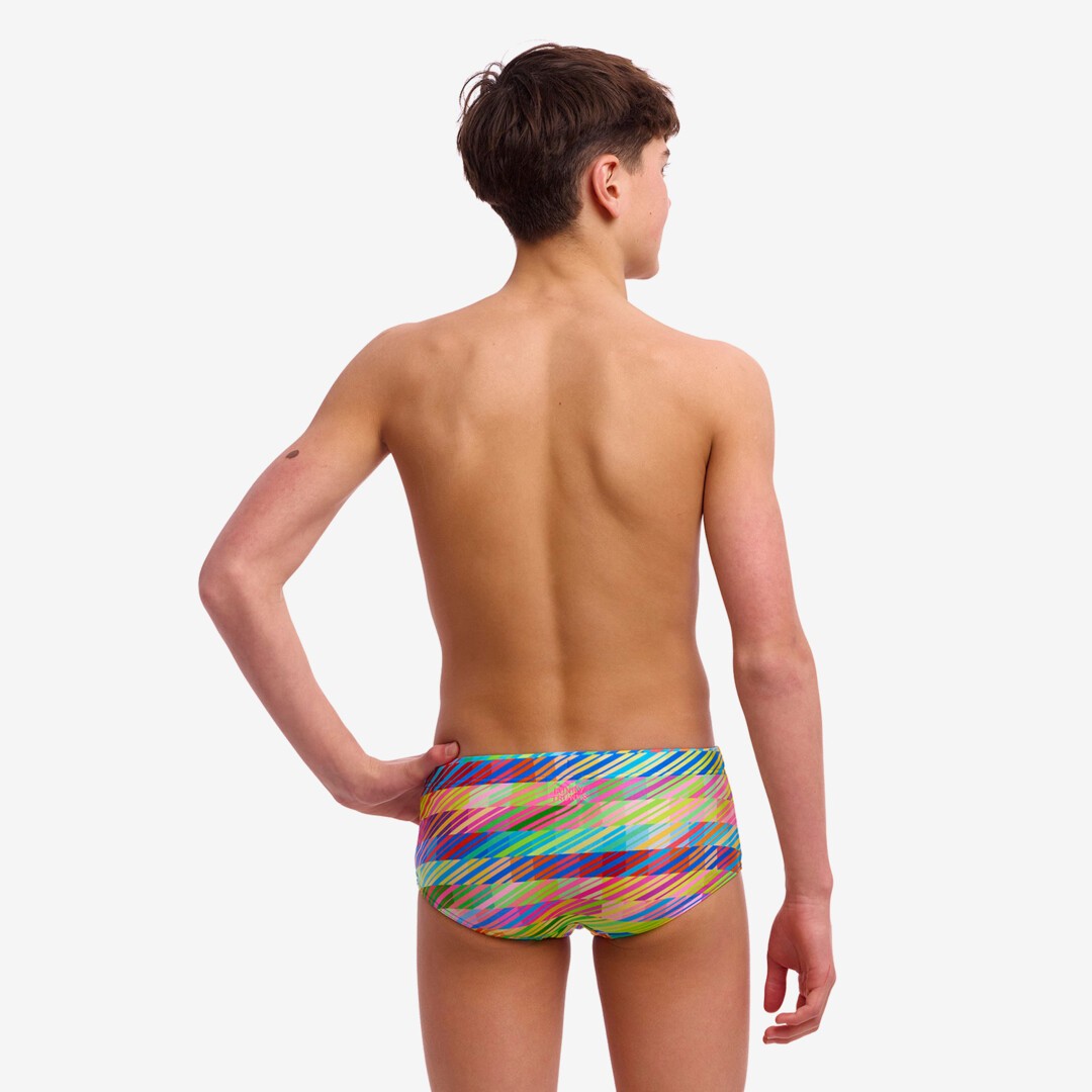 Static Stack Boy's Sidewinder Trunks