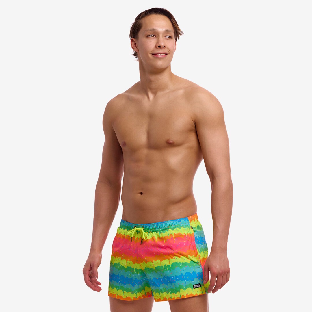 Melting Mayhem Men's Shorty Shorts Short