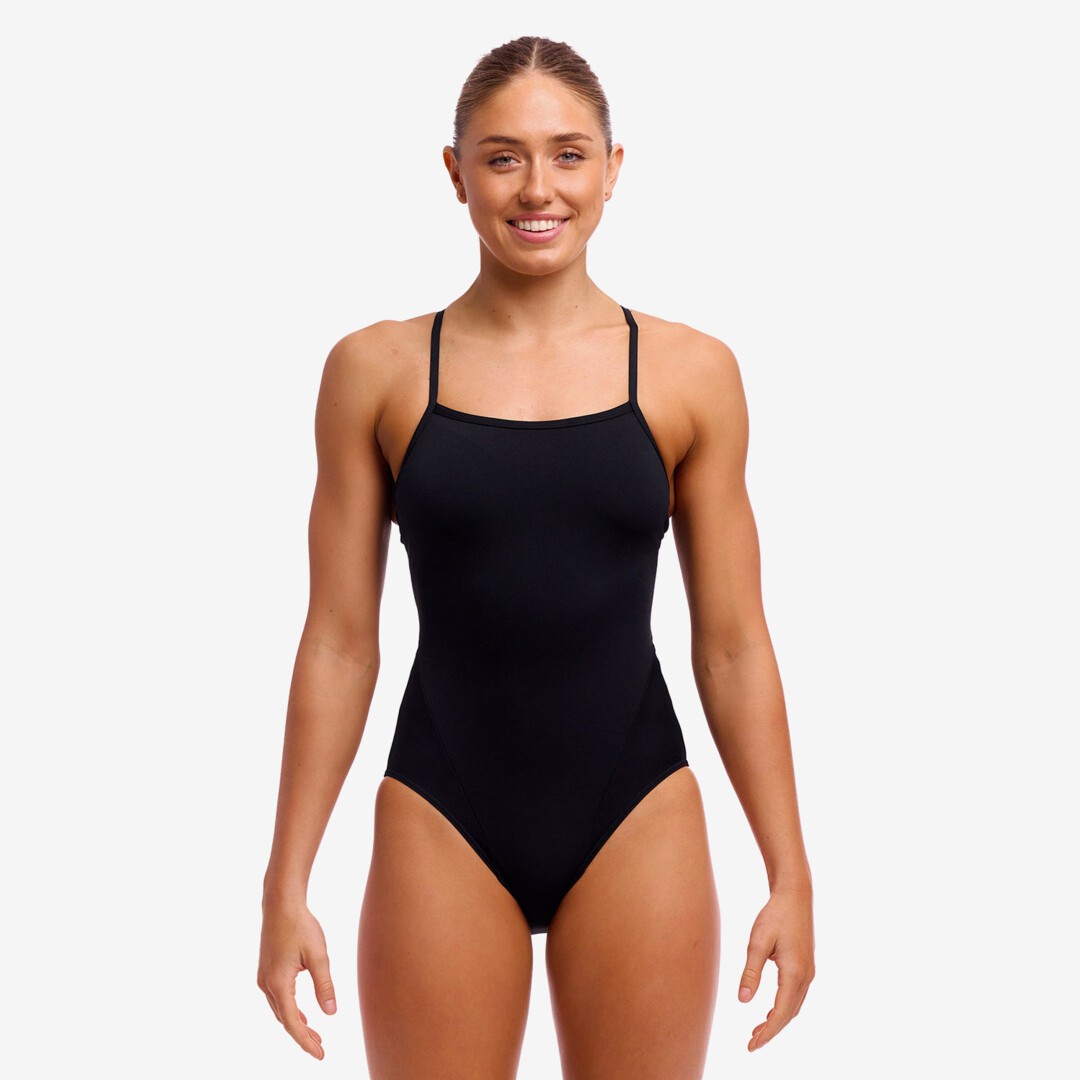 Still Black Ladies Padded Single Strap One Piece