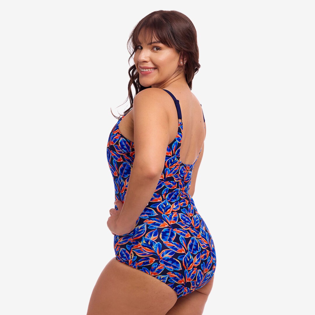 Leaf Blower Ladies Scoop Neck One Piece