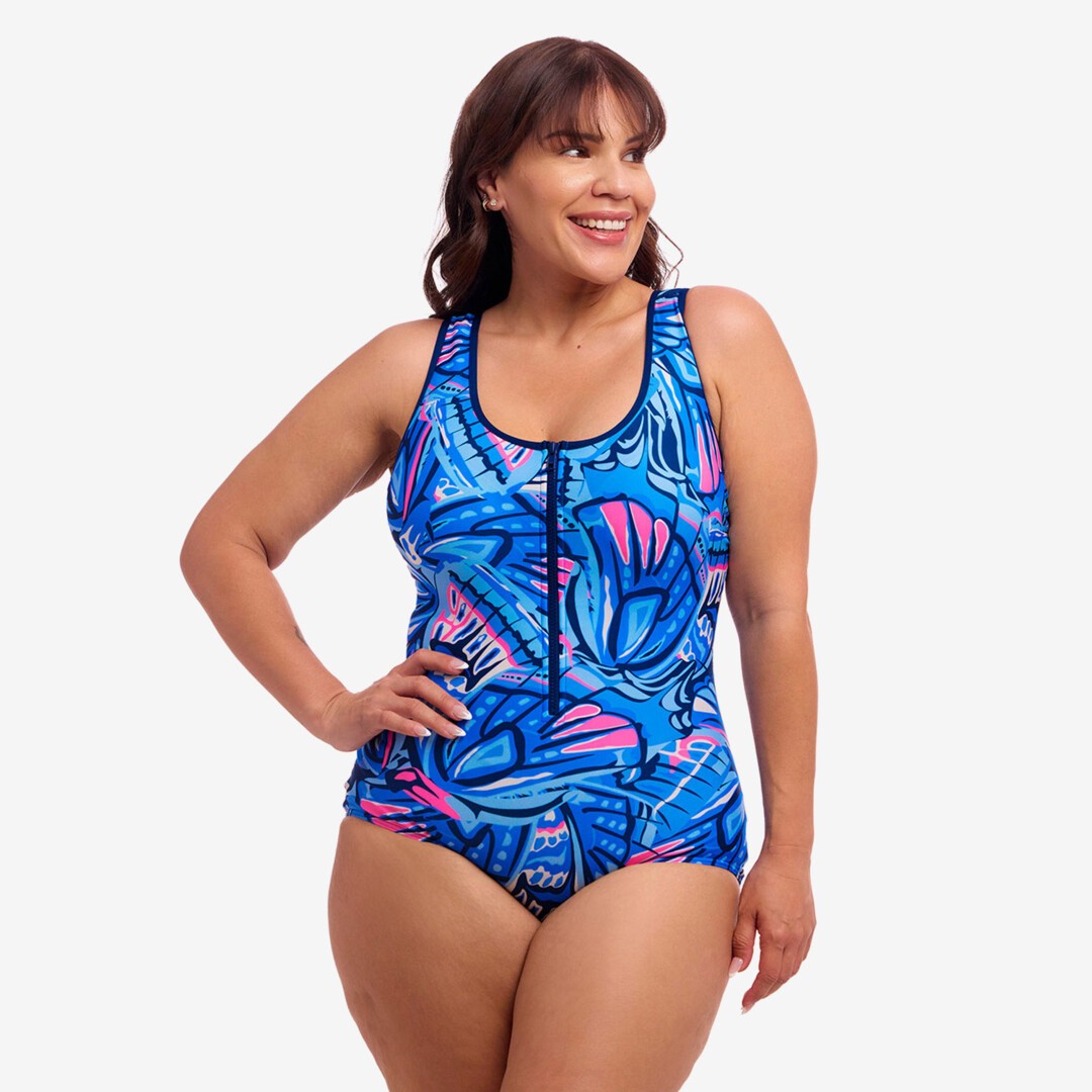 Soaring Hi Ladies Zip Front One Piece