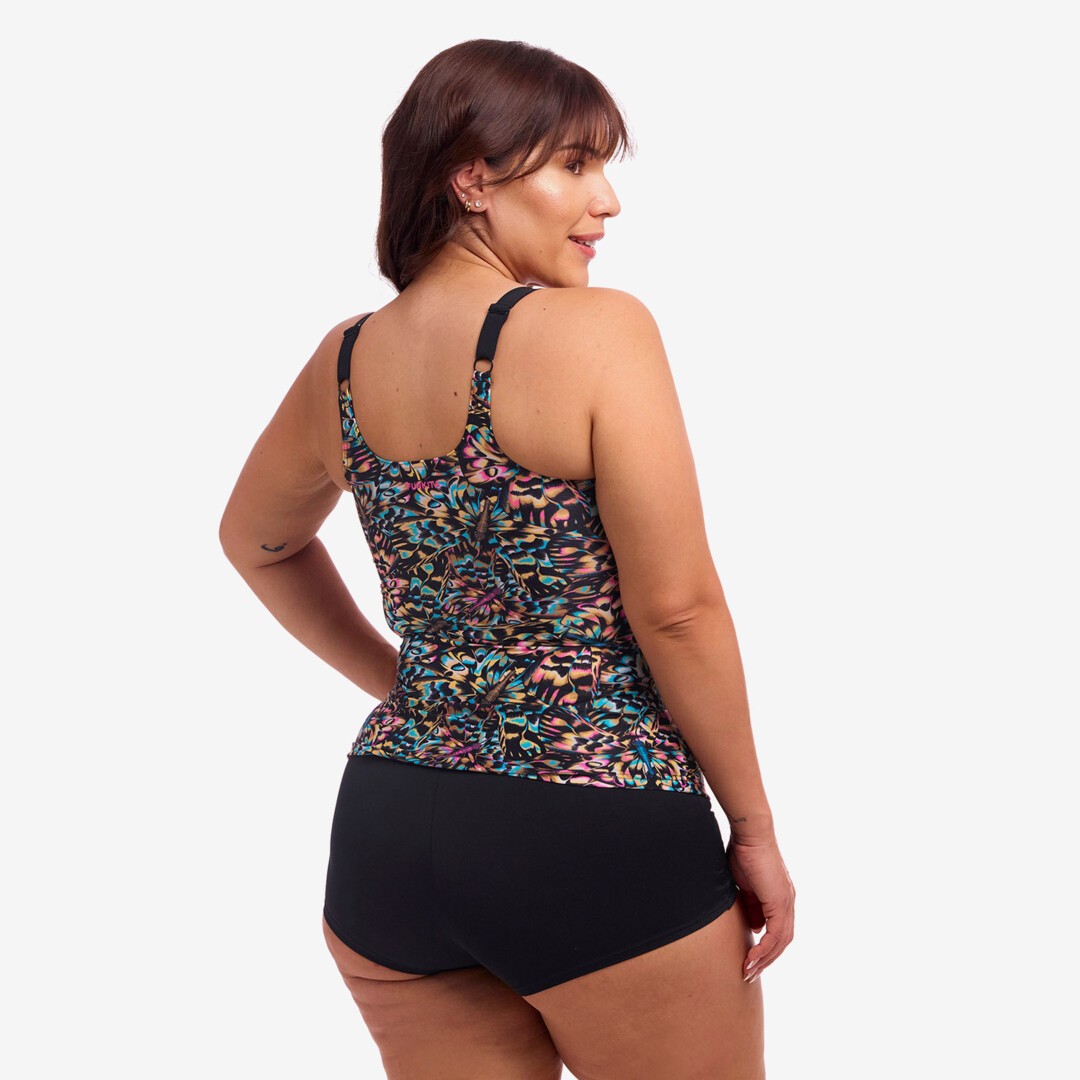 Copper Cluster Ladies Scoop Neck Tankini