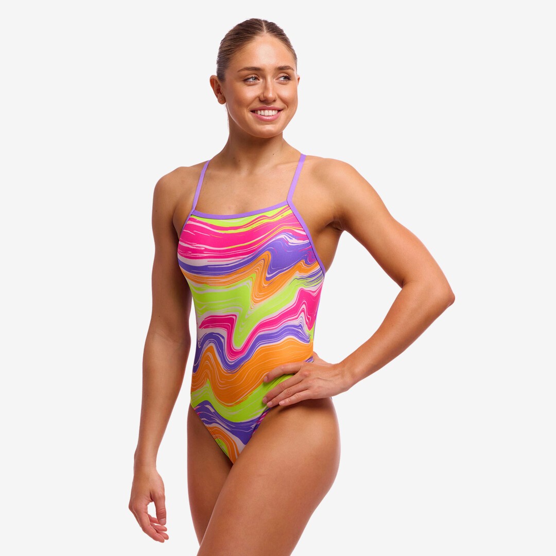 Colour Contour Ladies Tie Me Tight One Piece