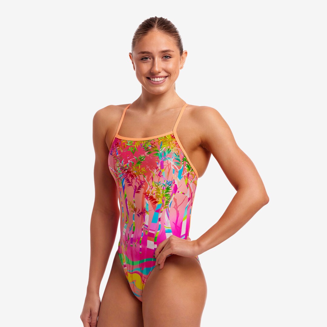 Ladies Tie Me Tight One Piece Lost Lake