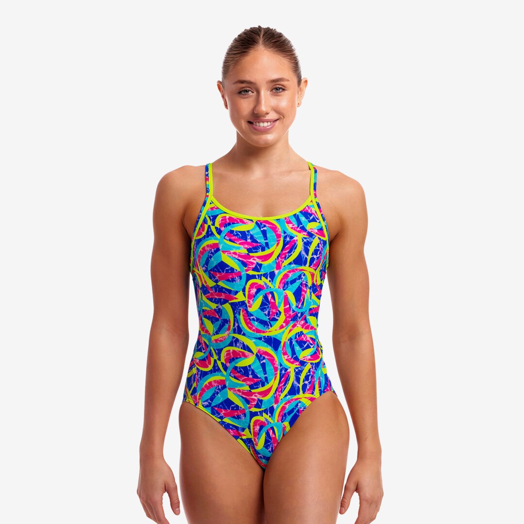 ★関税/送料込★Swimcity★String frill one piece Light purple string frill one piece : SWIMCITY WORLDWIDE