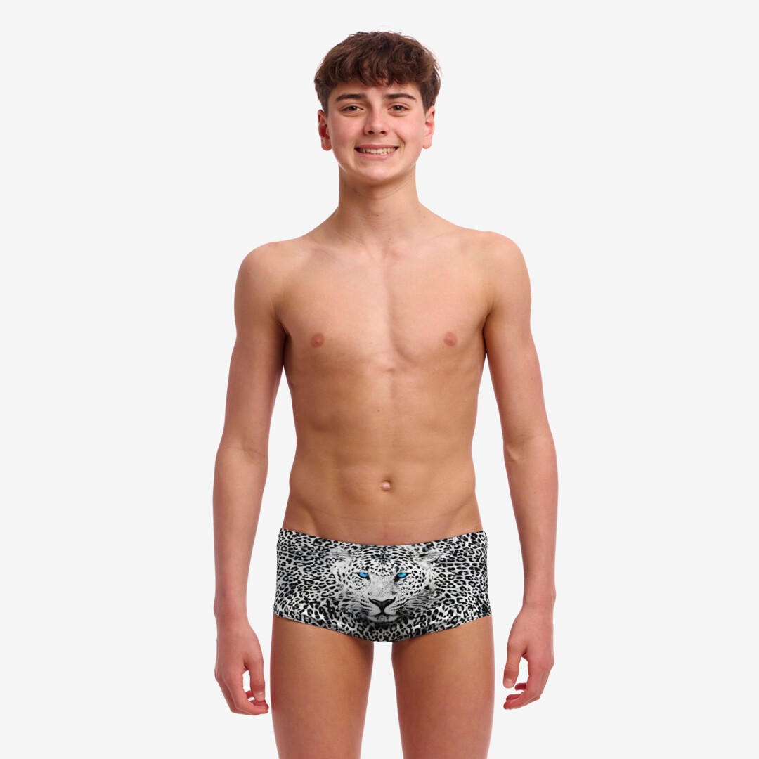 White Walker Boy's Sidewinder Trunks