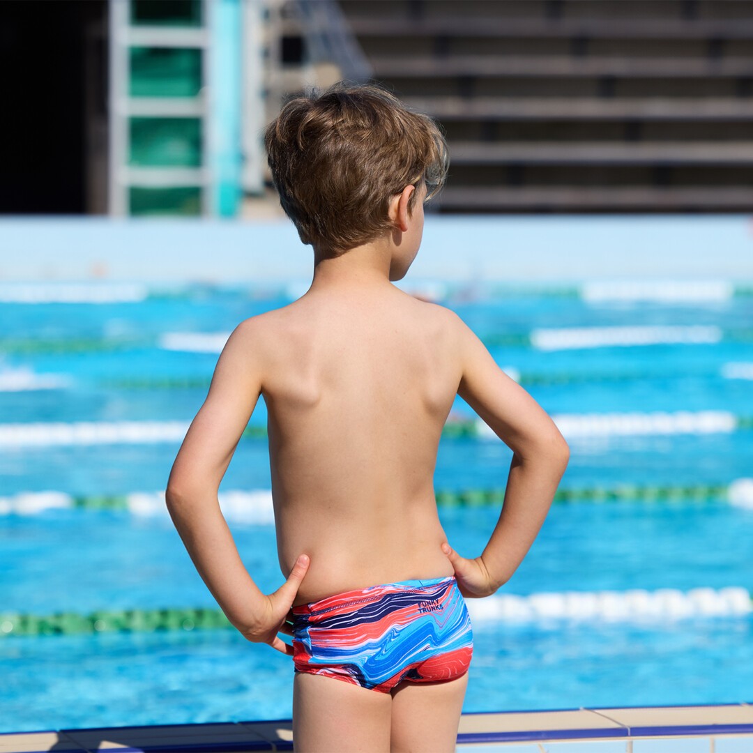Wave Craze Toddler Boy's Printed Trunks