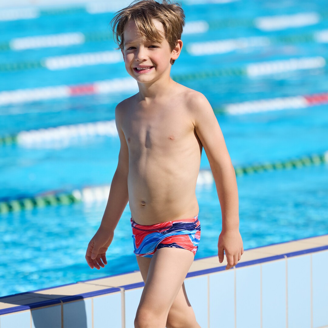 Wave Craze Toddler Boy's Printed Trunks