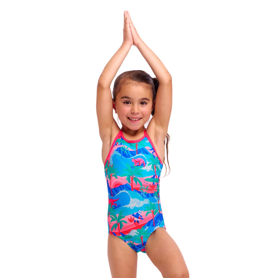 Dudette Toddler Girl's Printed One Piece