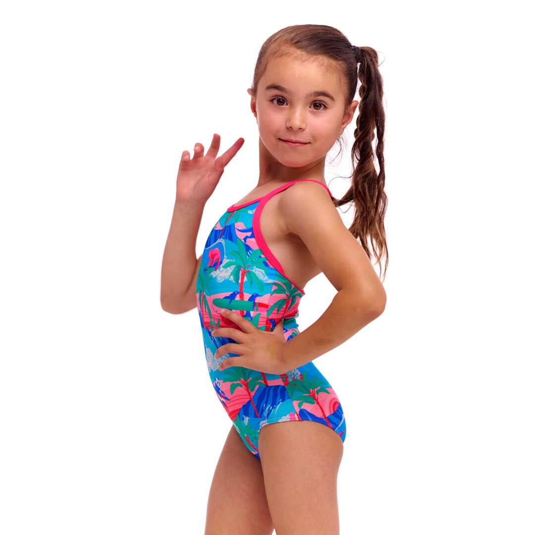 Dudette Toddler Girl's Printed One Piece