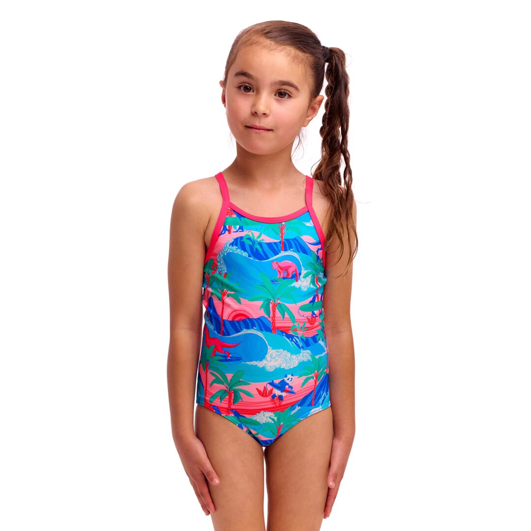 Dudette Toddler Girl's Printed One Piece
