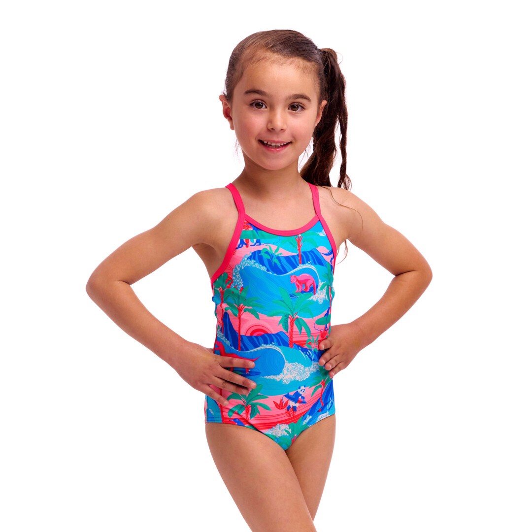 Dudette Toddler Girl's Printed One Piece