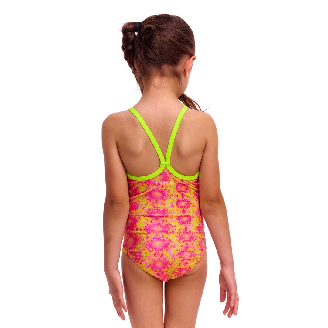 Poison Pink Toddler Girl's Printed One Piece