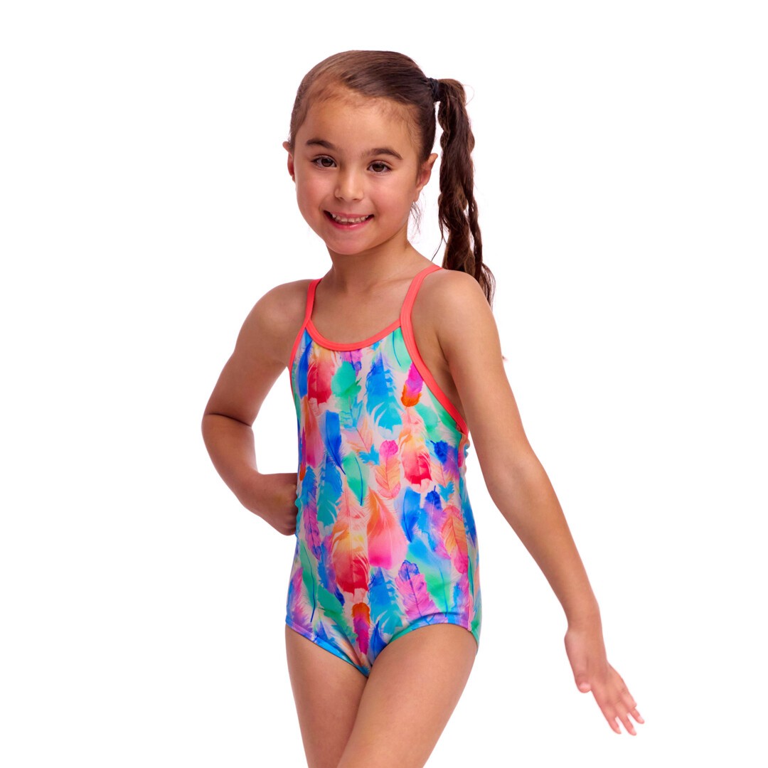 Tickle Pink Toddler Girl's Printed One Piece