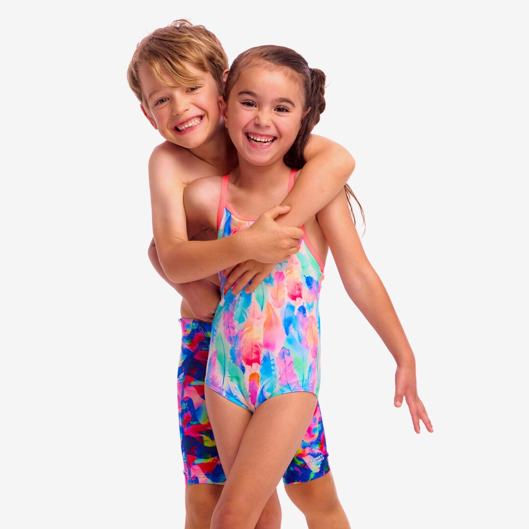 Tickle Pink Toddler Girl's Printed One Piece