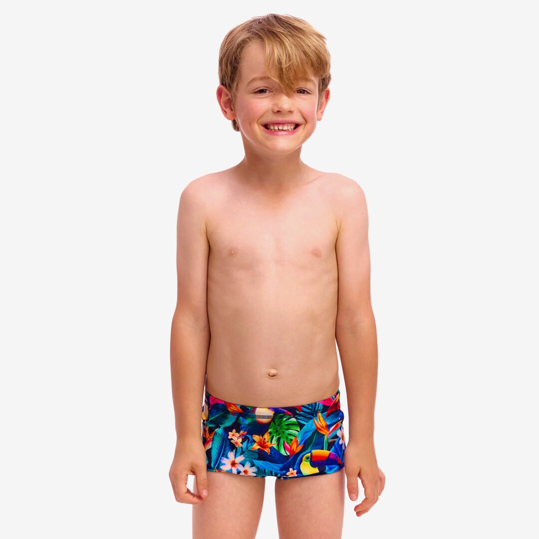 Birdie Wordie Toddler Boy's Printed Trunks
