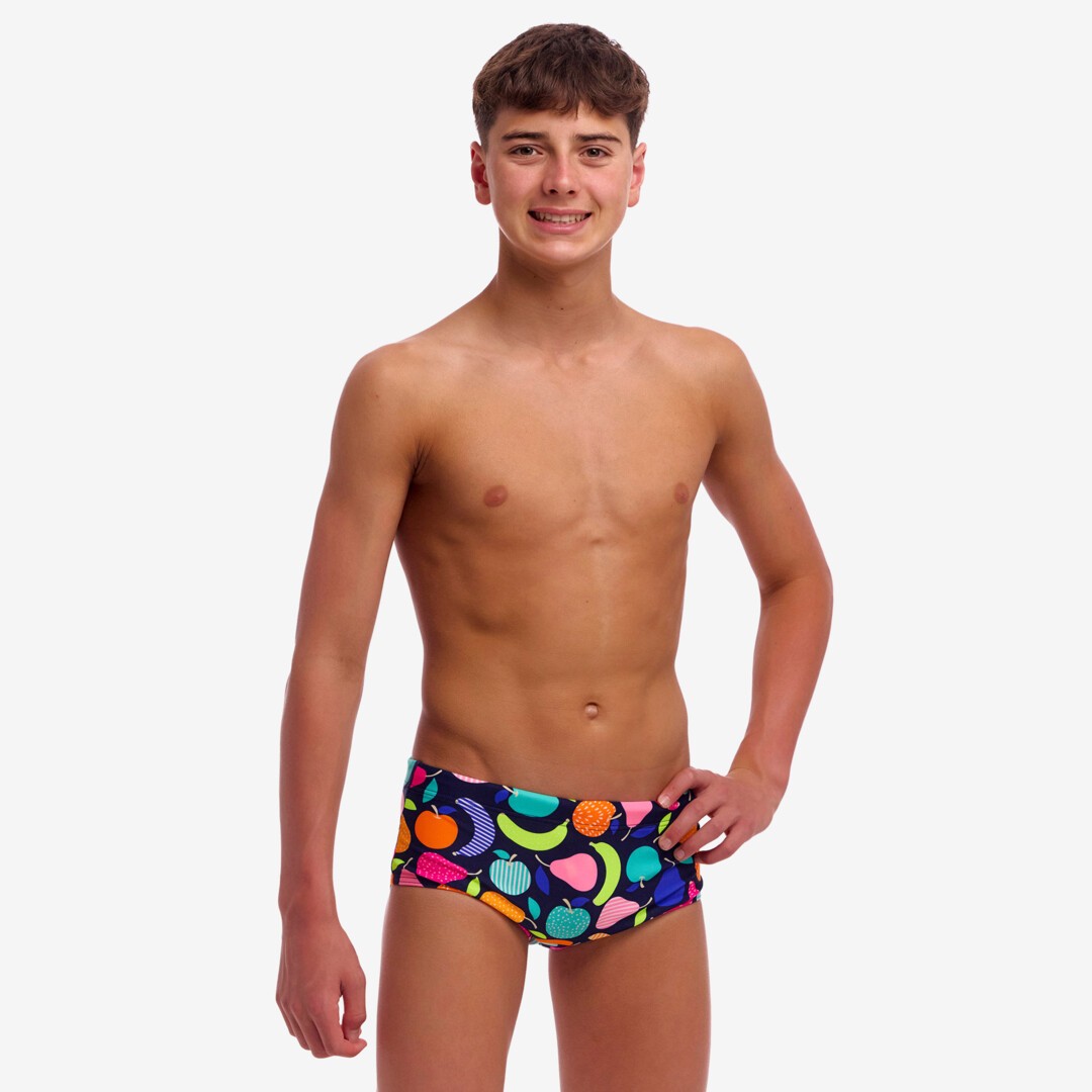 Fruit Salad Boy's Sidewinder Trunks
