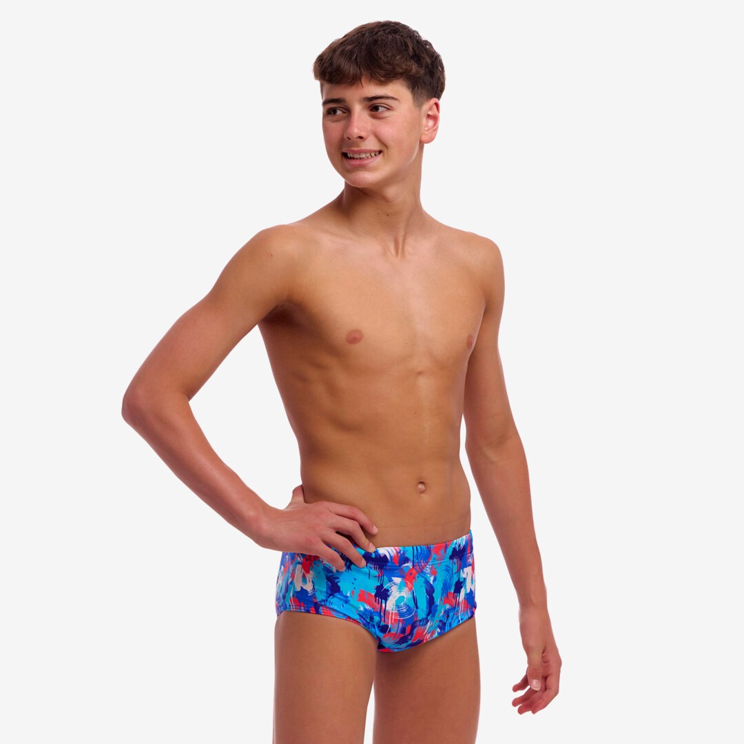 Messy Messy Messy Boy's Sidewinder Trunks