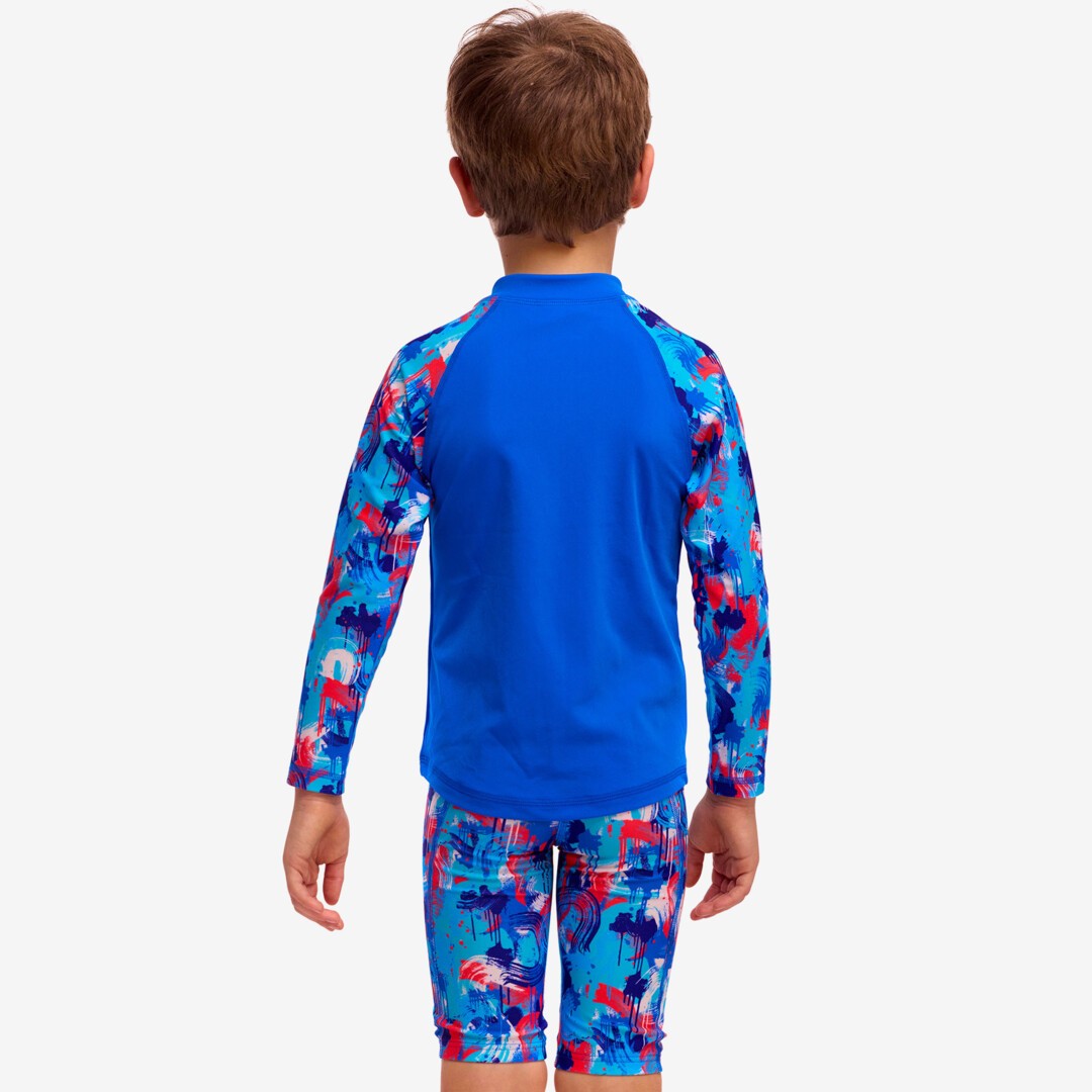 Messy Messy Messy Toddler Boy's Zippy Rash Vest