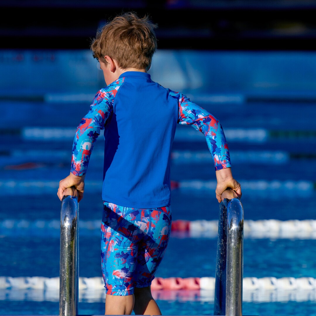 Messy Messy Messy Toddler Boy's Zippy Rash Vest