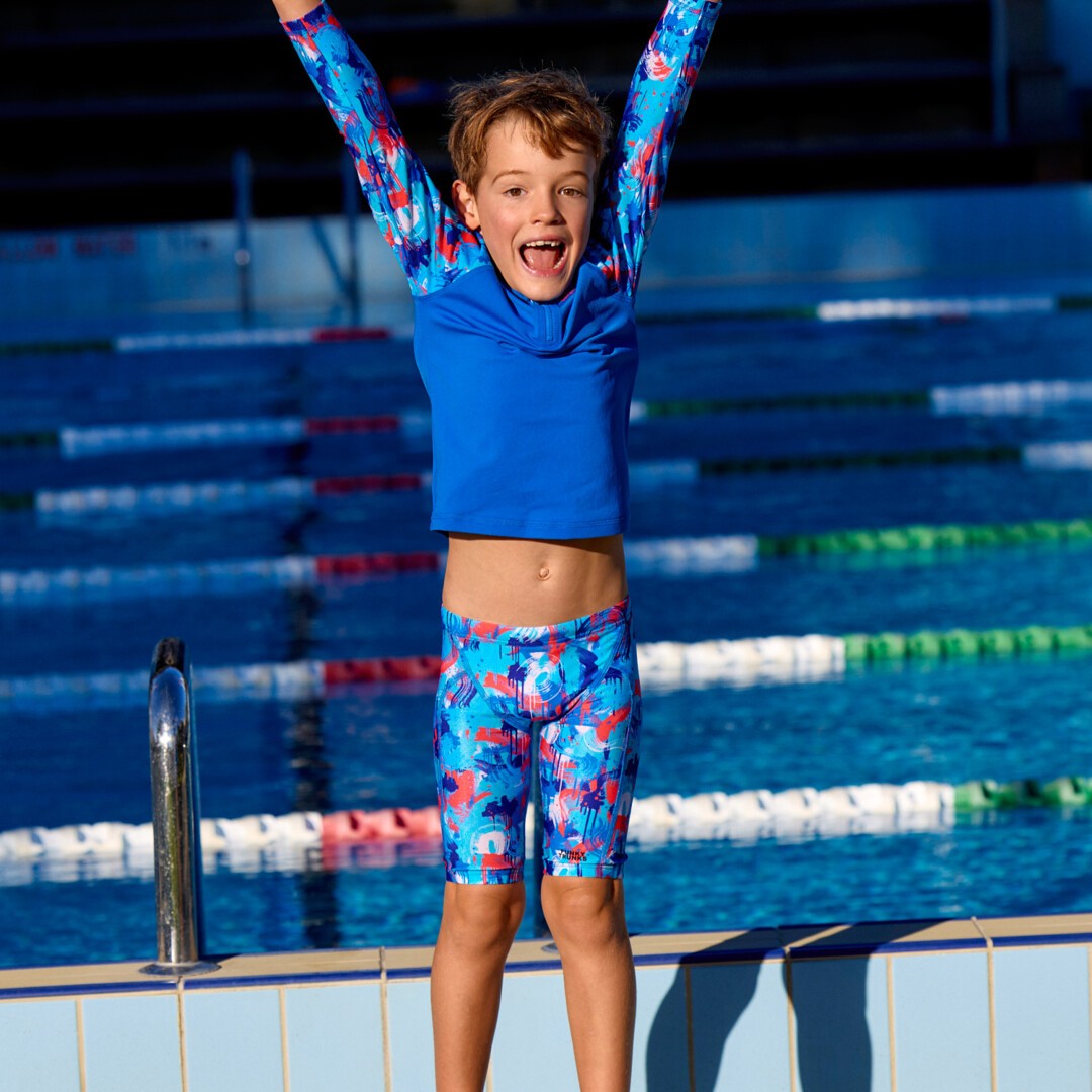 Messy Messy Messy Toddler Boy's Zippy Rash Vest
