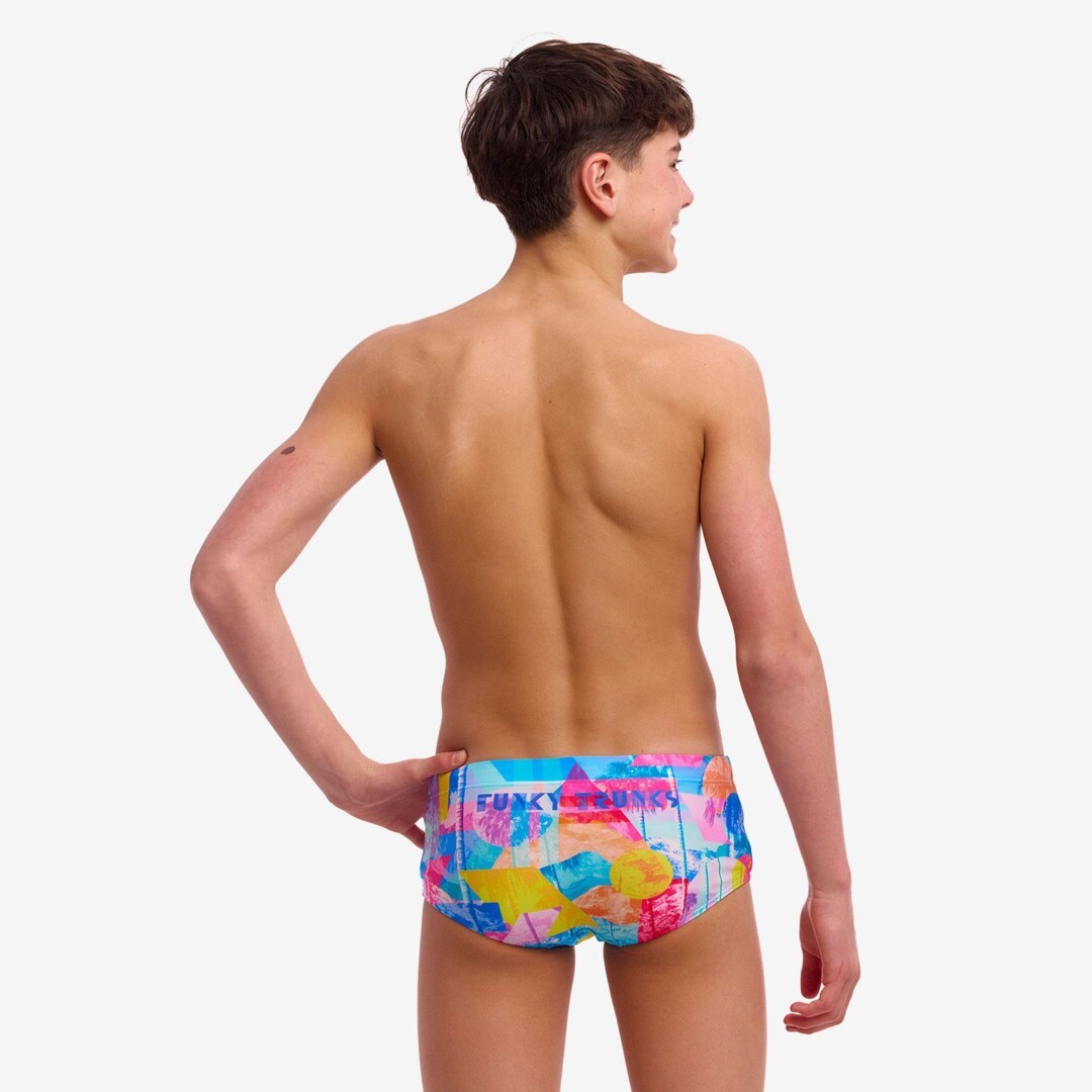 Pixel Paradise Boy's Sidewinder Trunks