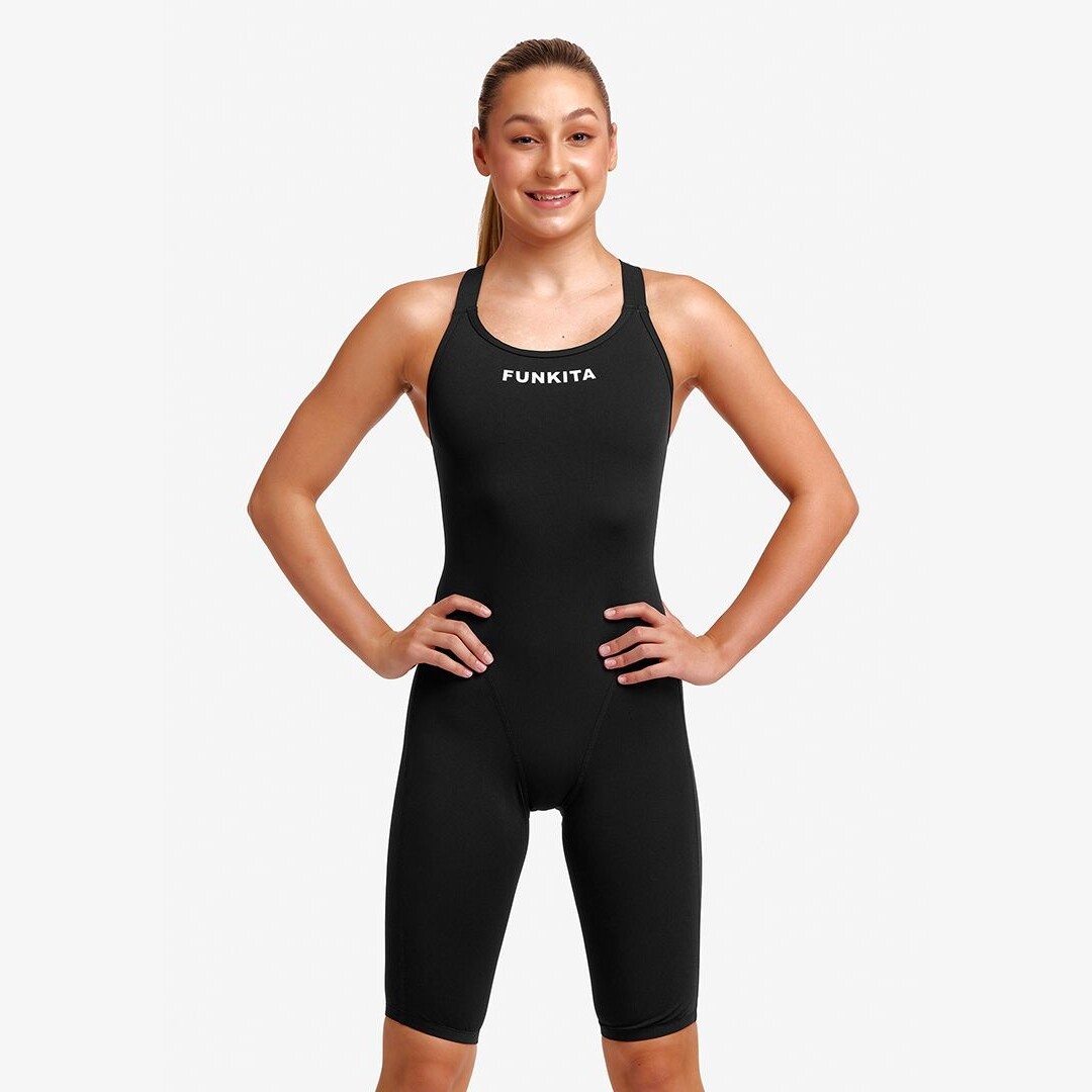 Still Black Girl's Fast Secure One Piece