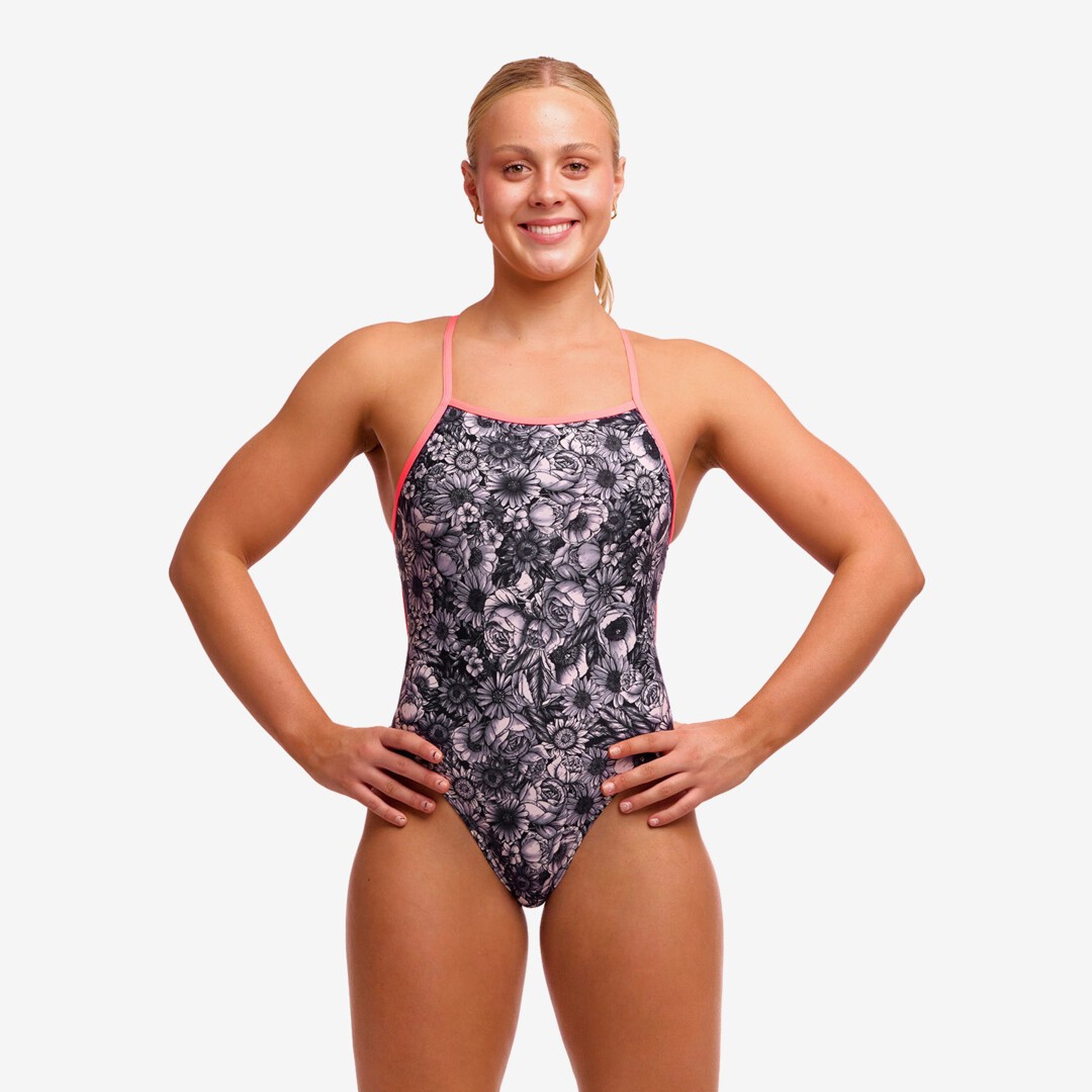 Nights Rose Ladies Tie Me Tight One Piece