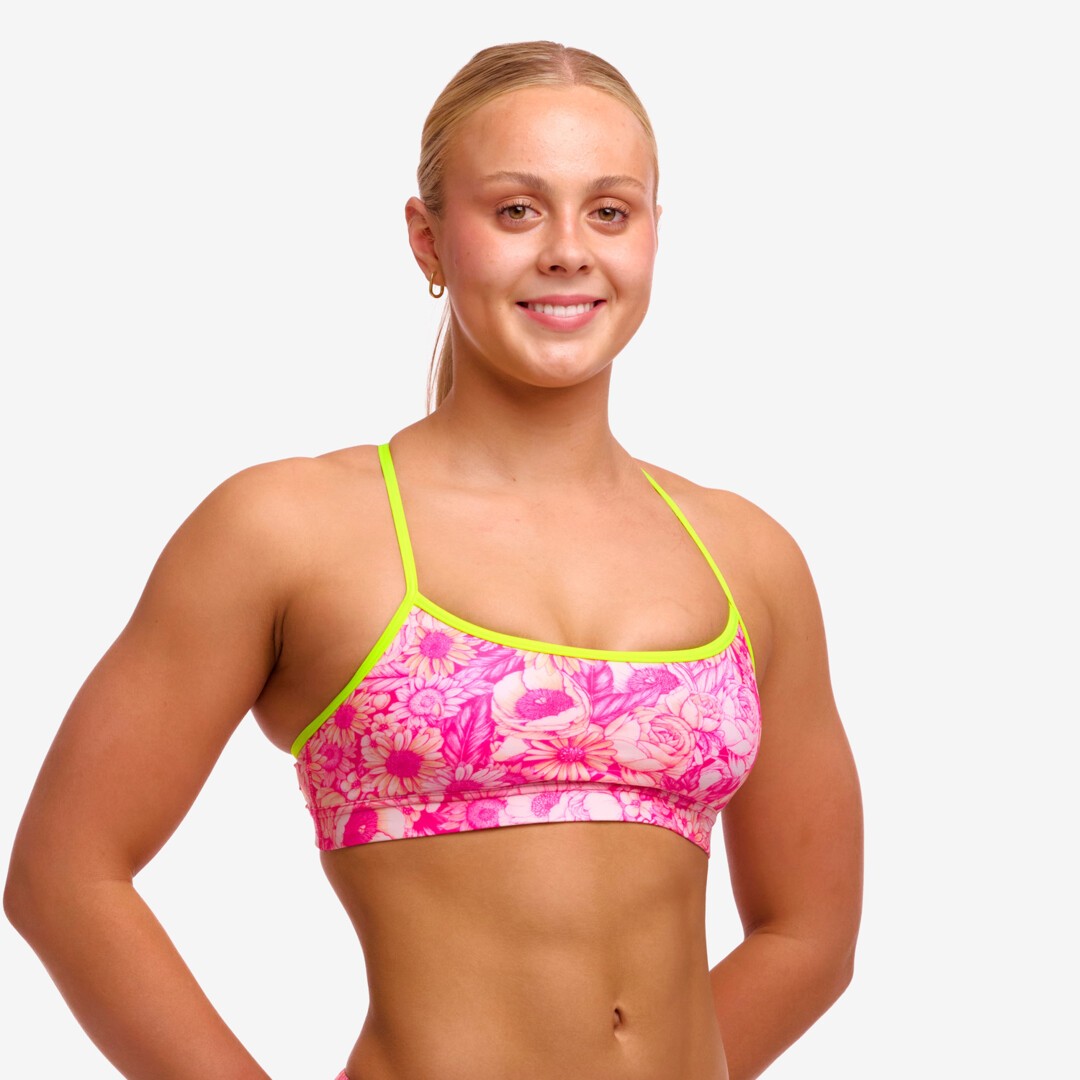Rosie Cheeky Ladies Swim Crop Top