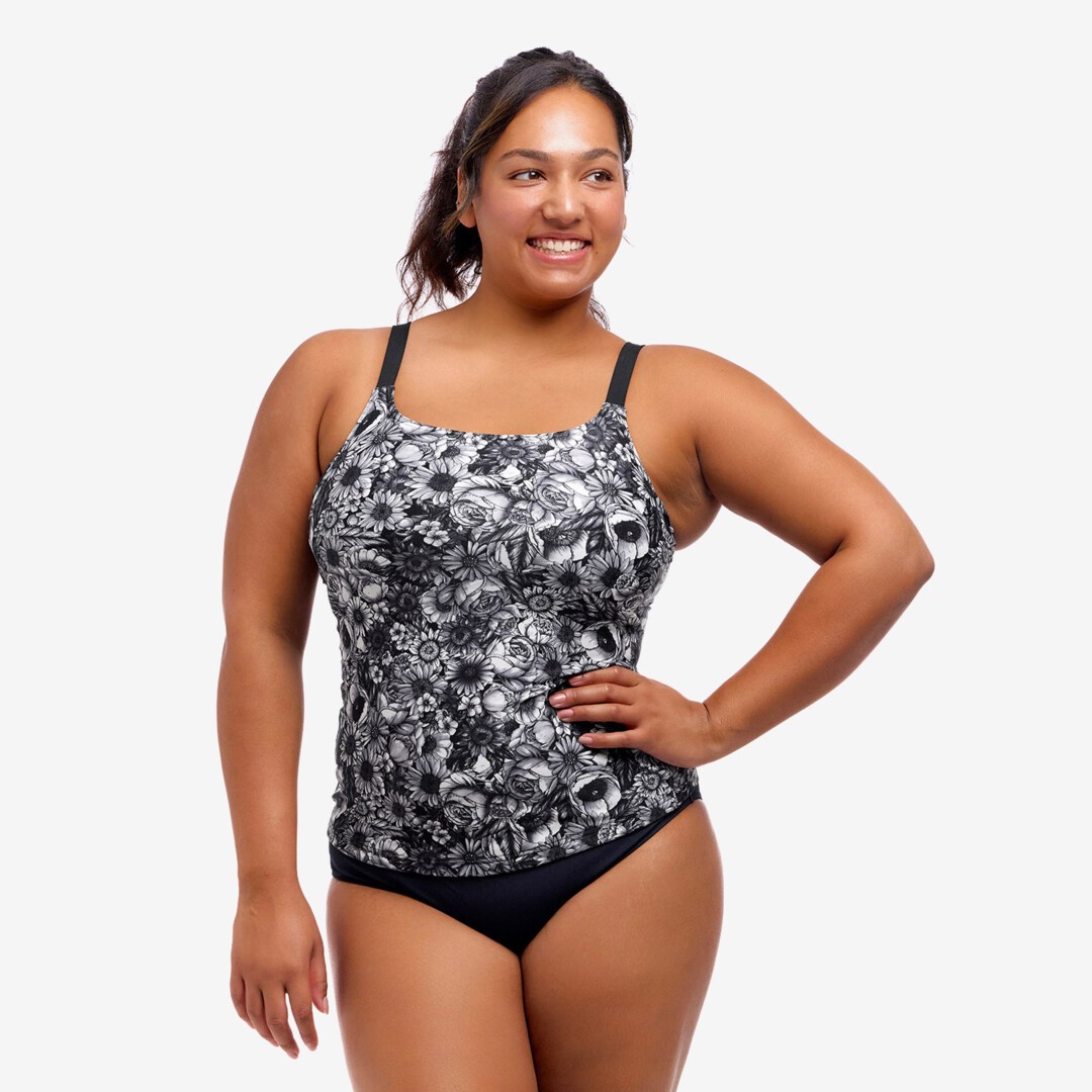 Nights Rose Ladies Scoop Neck Tankini