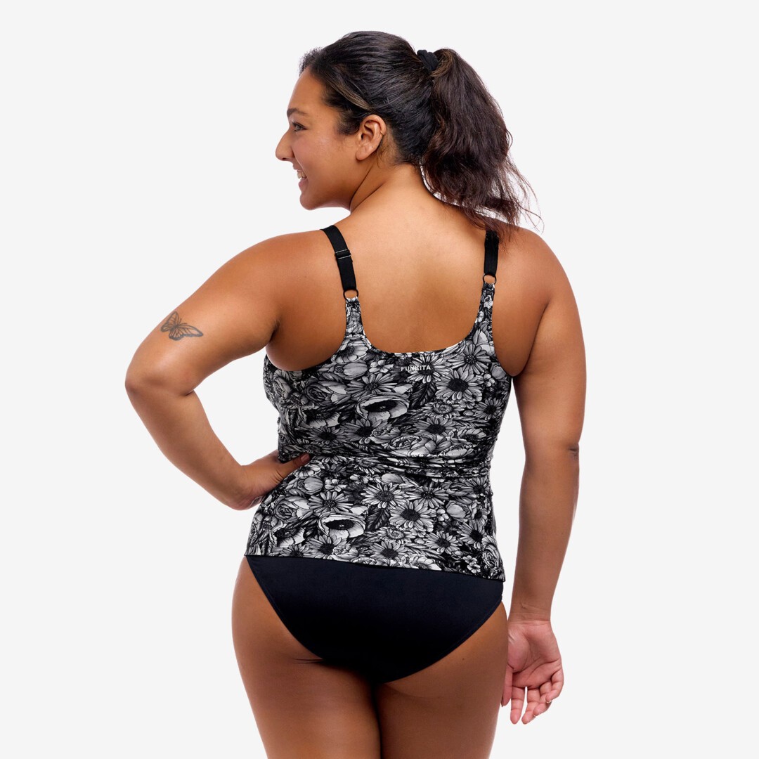 Nights Rose Ladies Scoop Neck Tankini