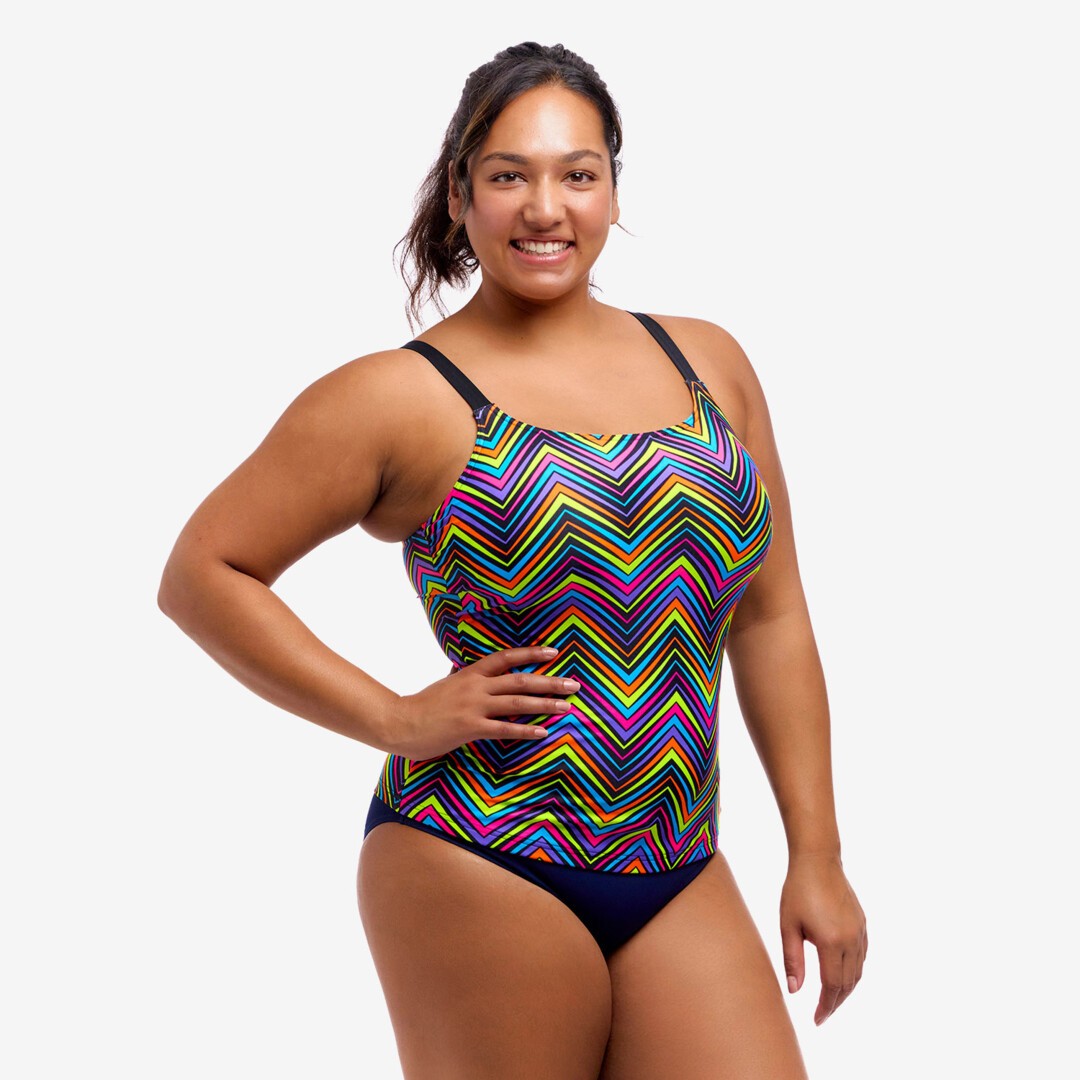 Up Down Ladies Scoop Neck Tankini