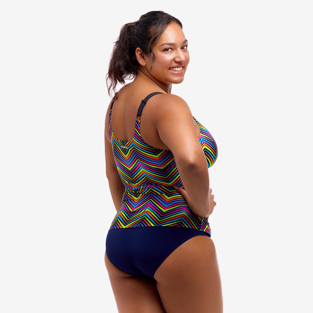 Up Down Ladies Scoop Neck Tankini