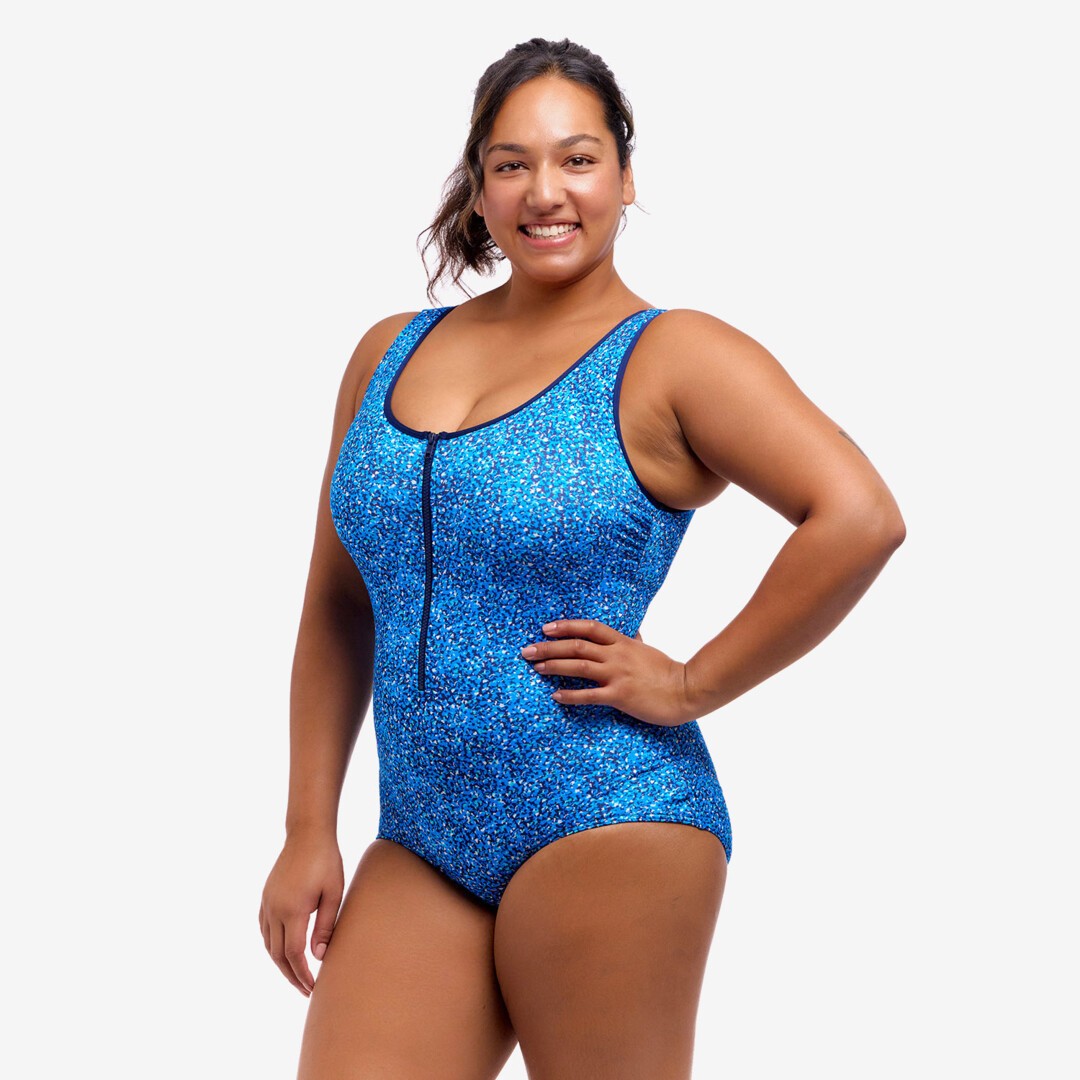 Pebble Beach Ladies Zip Front One Piece