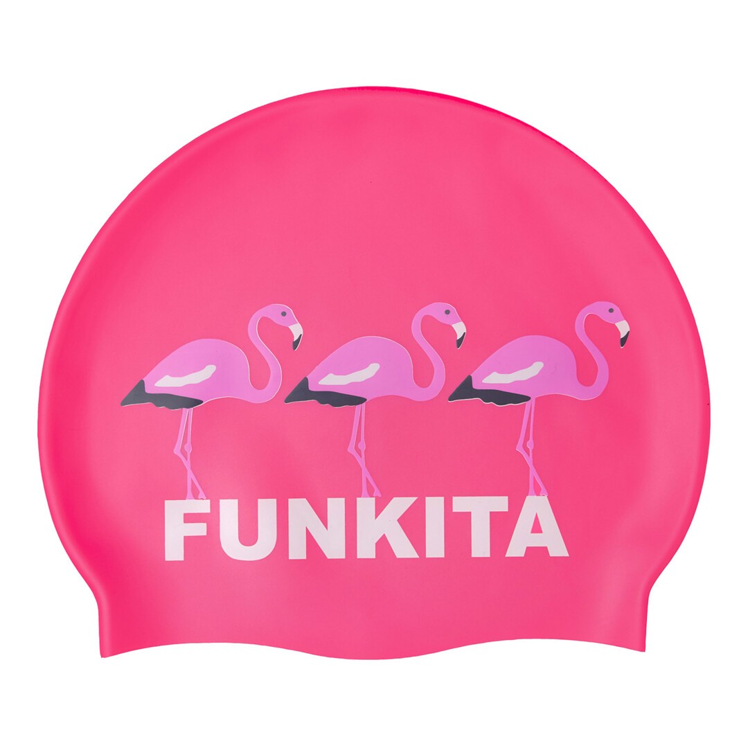 Flaming Go Gos  Silicone Swimming Cap