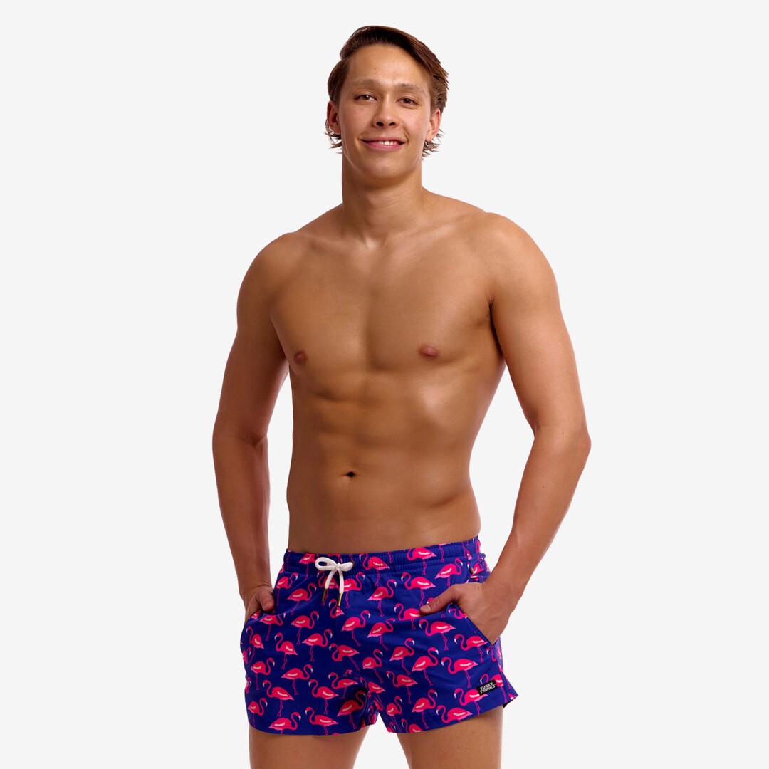 Flocked Up Men's Shorty Shorts Short