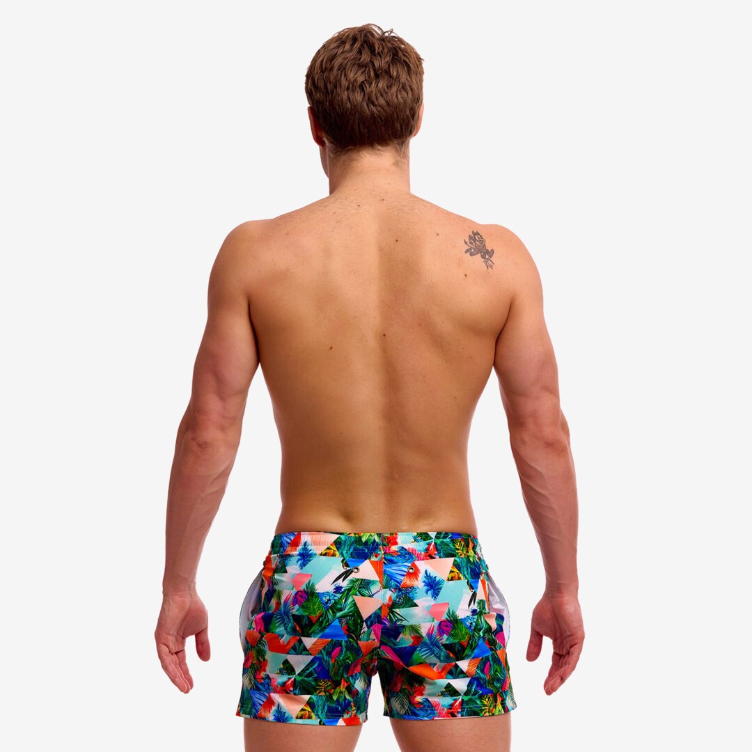Palm Prism Men's Shorty Shorts Short