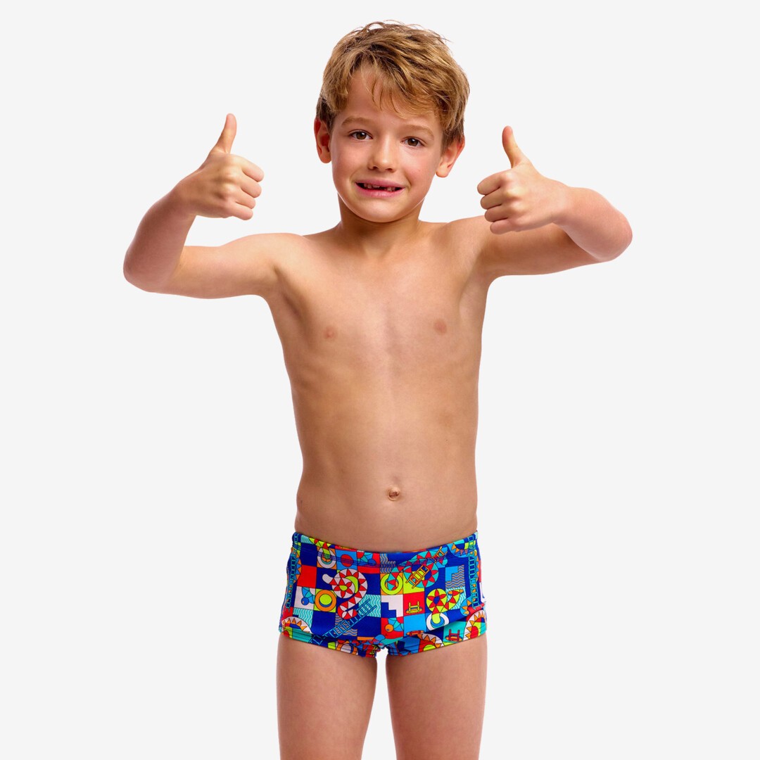 Bored Games Toddler Boy's Printed Trunks