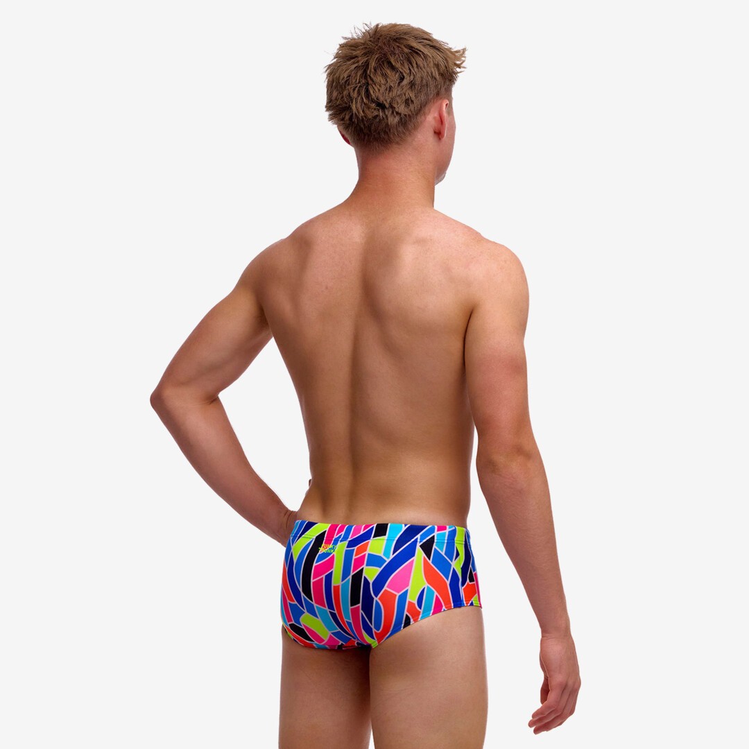 Fault Lines Boy's Sidewinder Trunks