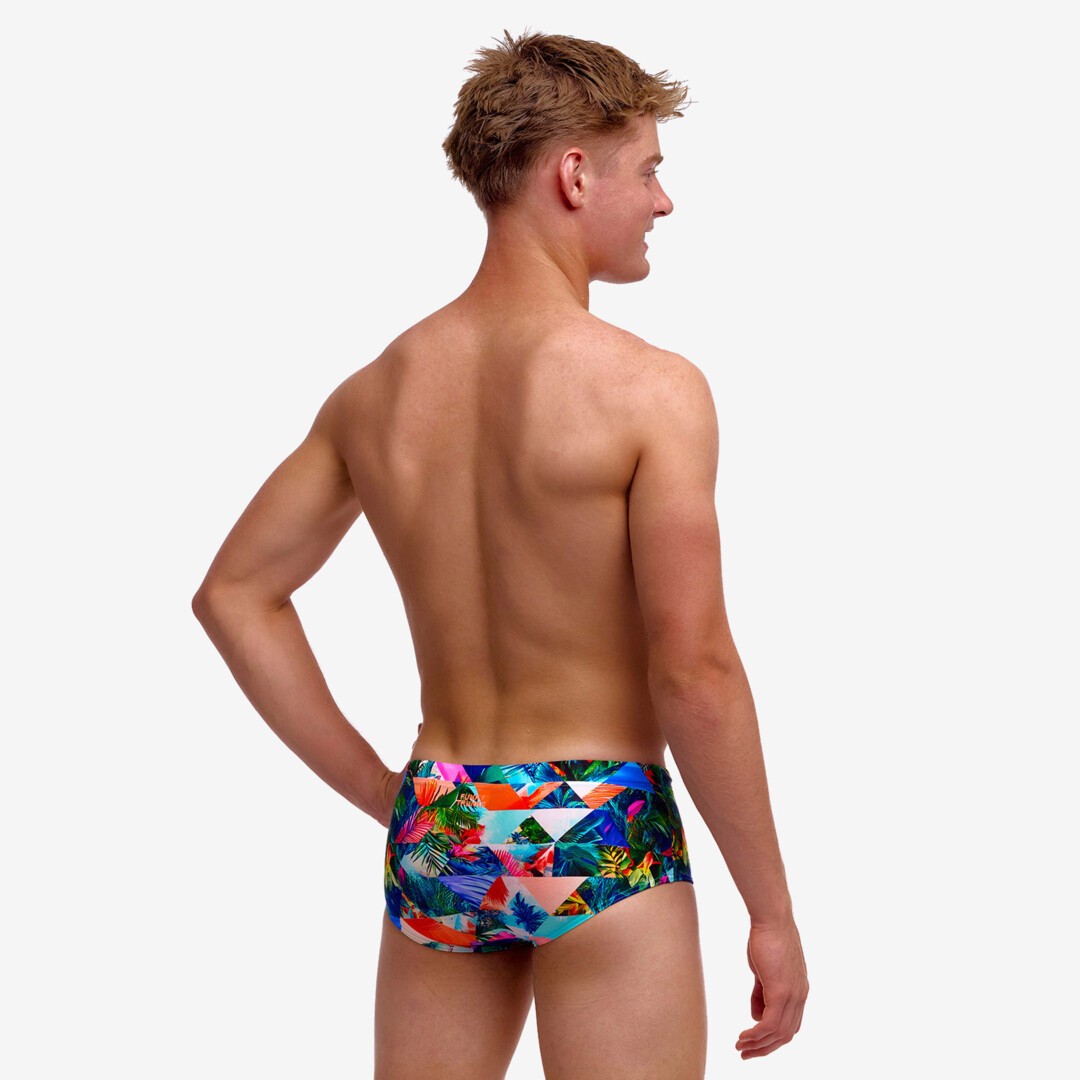Palm Prism Boy's Sidewinder Trunks