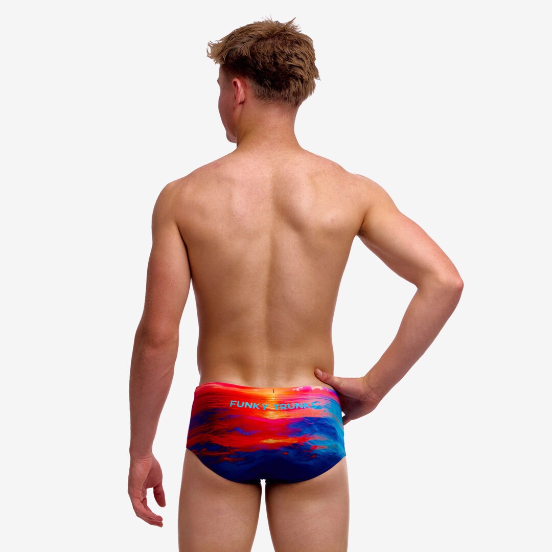 Sunset Delight Boy's Sidewinder Trunks
